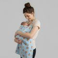 Cape d’allaitement en coton imprimé tendance